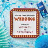 Movie Theme Wedding Marquee Sign Pappteller (Party)