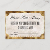 Movie Ticket Brautparty schätzt wie viele Küsse Begleitkarte (Vorderseite)