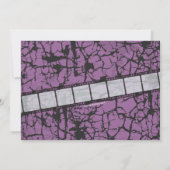 Movie Ticket Horror Movie Party Einladung (Rückseite)