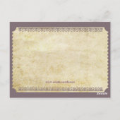 Movie Ticket Thema Postkarte (Rückseite)