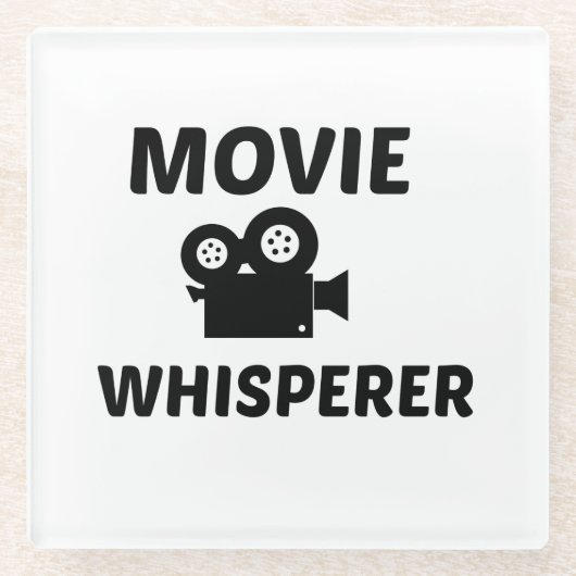 MOVIER WHISPERER GLASUNTERSETZER (Vorderseite)