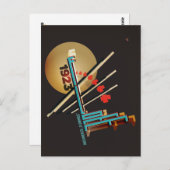 Movimento FLommus 1923 Bau Postkarte (Vorne/Hinten)