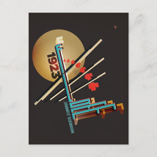 Movimento FLommus 1923 Bau Postkarte (Vorderseite)