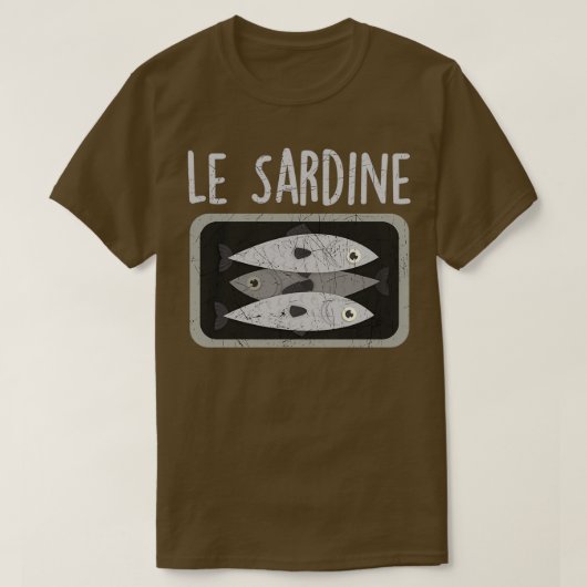 Movimento Le Sardine Anti-Salvini-Friedensbewegung T-Shirt (Design vorne)