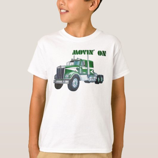 Movin' auf Kenworth T-Shirt (Vorderseite)