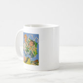 Movin' On Blue Sky Karikatur Kaffeetasse (Vorderseite Links)
