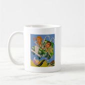 Movin' On Blue Sky Karikatur Kaffeetasse (Links)