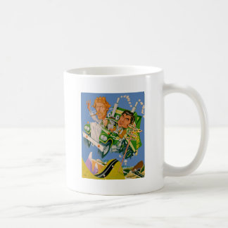 Movin' On Blue Sky Karikatur Kaffeetasse