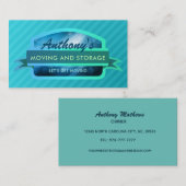 Moving and Storage Slogans Business Cards Visitenkarte (Vorne/Hinten)