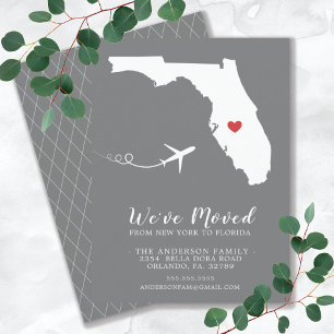 Moving Announcement State Florida Ankündigung