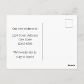 Moving Announcement Tennessee Mockingbird Iris Postkarte (Rückseite)