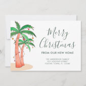 Moving Christmas Palm Trees Ankündigung (Vorderseite)