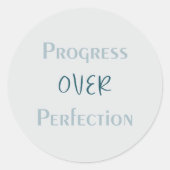 Moving Forward With Intention Minimalist Design Runder Aufkleber (Vorderseite)