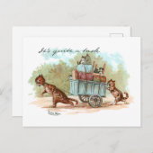 Moving House Louis Wain Postkarte (Vorne/Hinten)