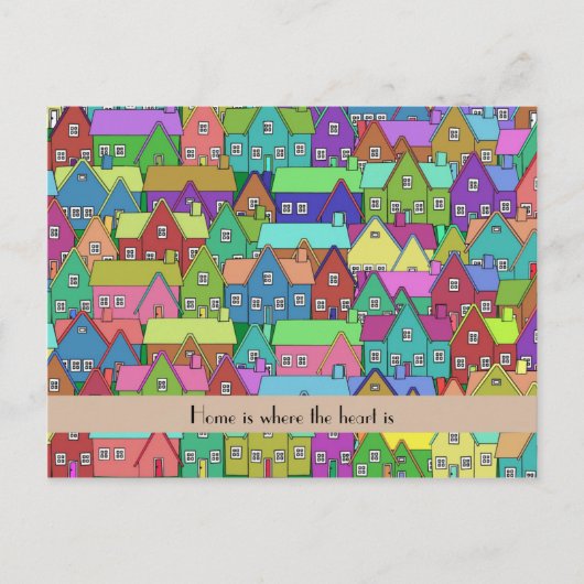 Moving House Neue Zuhause personalisiert Ankündigungspostkarte (Vorderseite)