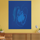 Moving line Stretched Canvas Print Leinwanddruck (Insitu (Wohnzimmer))