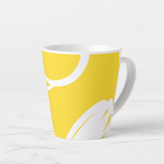 Moving lines design Latte Tasse (Rechte Ecke)