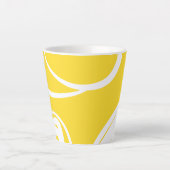 Moving lines design Latte Tasse (Vorderseite)