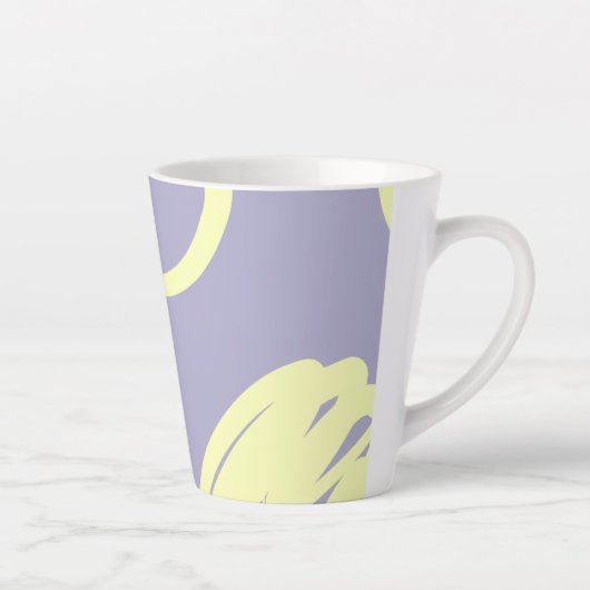 Moving lines design Latte Tasse (Rechts)