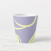 Moving lines design Latte Tasse (Vorderseite)