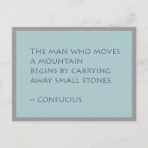Moving Mountains Inspiration Postcard