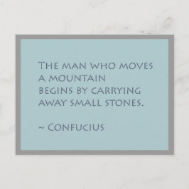 Moving Mountains Inspiration Postcard Postkarte