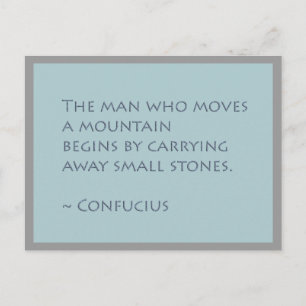 Moving Mountains Inspiration Postcard Postkarte