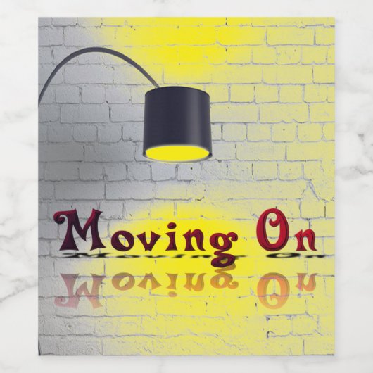 Moving On Weinetikett (Einzelnes Label)