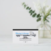 Moving & Storage Visitenkarte (Stehend Vorderseite)