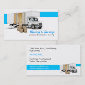 Moving & Storage Visitenkarte (Vorne/Hinten)