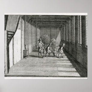 Moving trees into the garden for summer, from 'De Poster