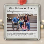 Moving Zuhause First Christmas New House Ornament Aus Metall