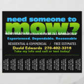 Mow Grass_Custom Dave Edwards Flyer (Vorne)