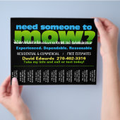 Mow Grass_Custom Dave Edwards Flyer (Hand)