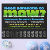 Mow Grass_Custom Dave Edwards Flyer (Einzeln)