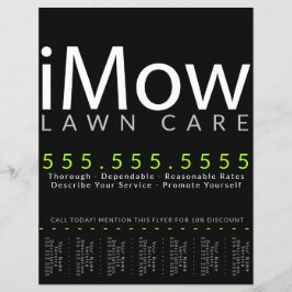 Mow. Rasenpflege Landscaping Tearsheet Ad Flyer