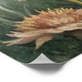 Möwe an der Küste Poster (Ecke)