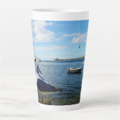 Möwe, Boote und Ozean, Milchtasse (Vorderseite)