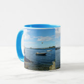 Möwe, Boote und Ozean, Tasse (Vorderseite Links)