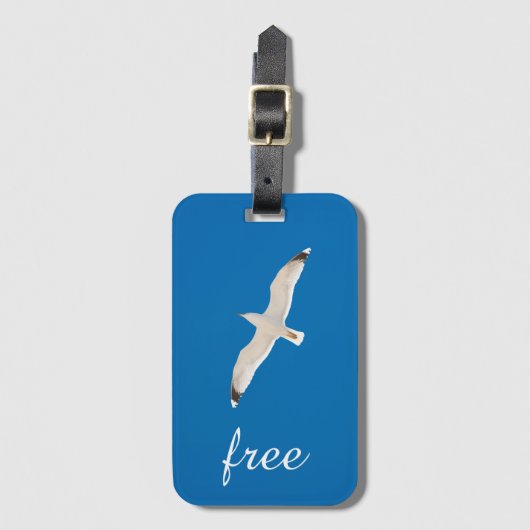 Möwe Gepäckanhänger (Vorderseite Vertikal)