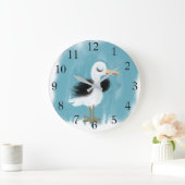 Möwe Große Wanduhr (Zuhause)