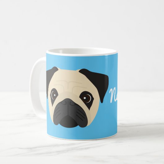 Möwe-Hund-Kaffeetasse Kaffeetasse (Vorderseite Links)