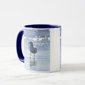 Möwe im Ozean Foto-Mug Tasse (Vorderseite Links)