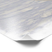 Möwe im Schnee Fotodruck (Ecke)