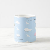 Möwe in den Wolken Kaffeetasse (Mittel)