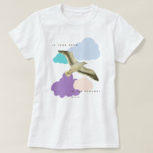 Möwe in den Wolken 