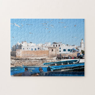 Möwe in Essaouira - Marokko Puzzle