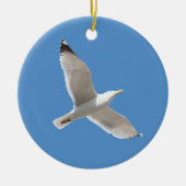 Möwe Keramik Ornament (Vorne)