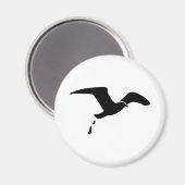 Möwe Magnet (Vorderseite/Rückseite)