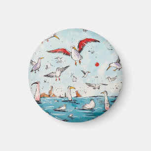 Möwe Magnet Vogel Thema Magnet